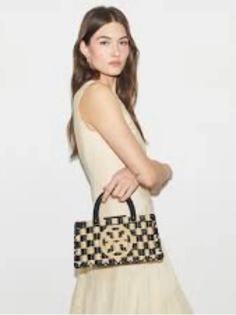 So unique! Tory Burch ELLA HAND-CROCHETED EAST-WEST TOTE - Picture 2 of 12
